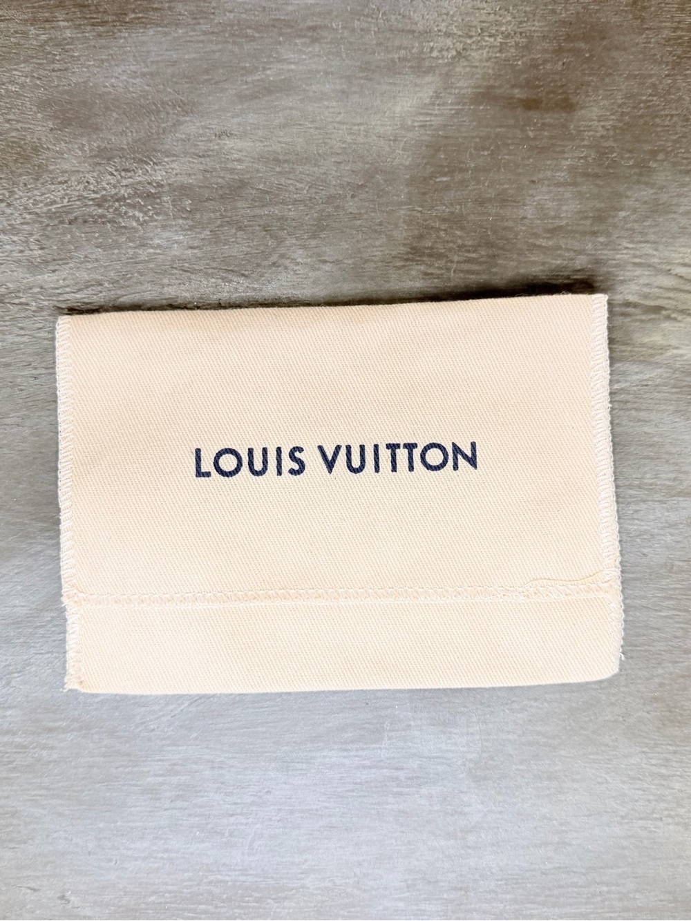 Louis Vuitton Cream Canvas Logo Dustbag